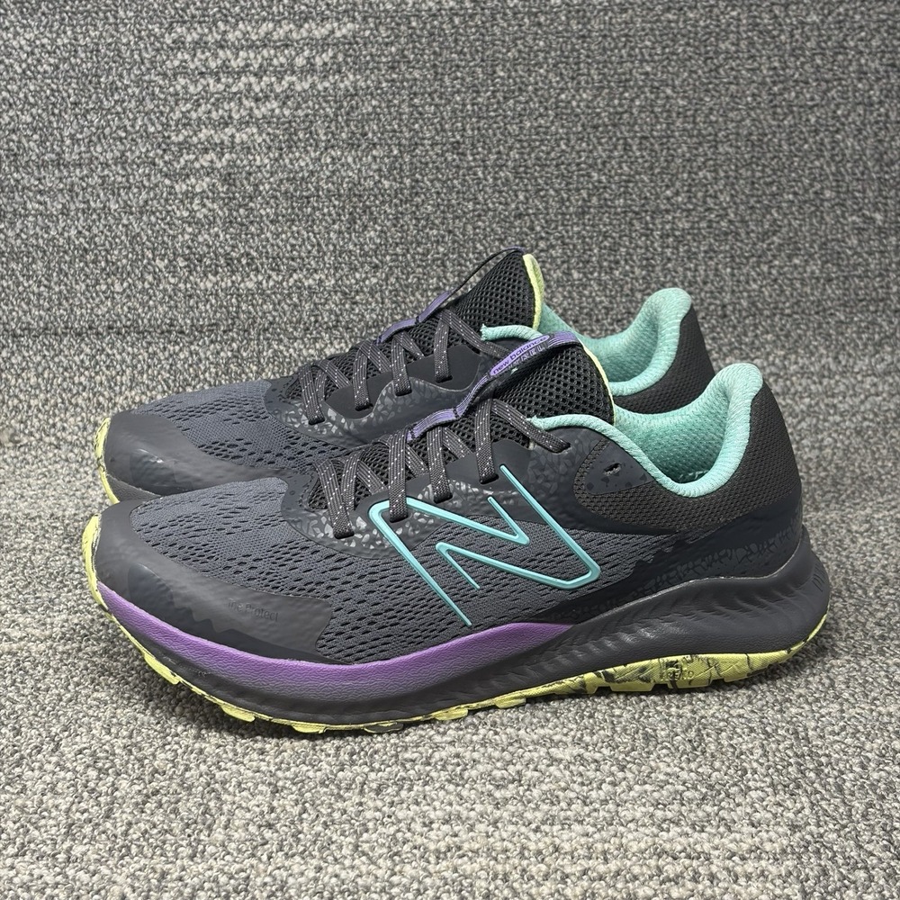 New Balance DynaSoft Nitrel V5 Women's 9.5 B Trail Running Shoes Black Purple